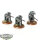 Space Marines - 3 Eliminators - bemalt