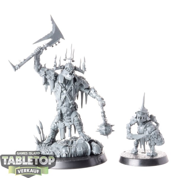 Orruk Warclans - Killaboss with Stab-grot - unbemalt