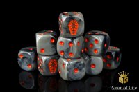 Baron of Dice - Day of the Dead, Orange Coffin 16mm Round...