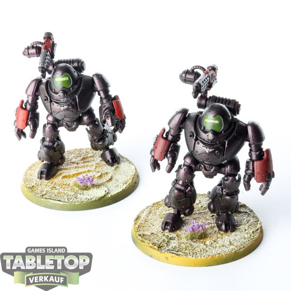 Adeptus Mechanicus - 2 x Kastelan Robots - bemalt