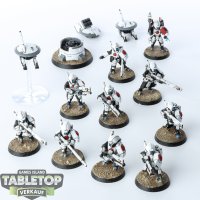 Tau Empire - 10 x Fire Warriors Strike Team - bemalt