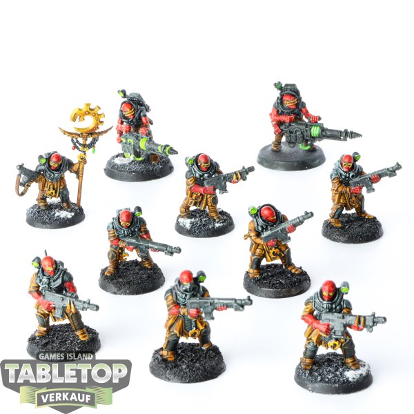 Genestealer Cults - 10 Neophyte Hybrids - bemalt