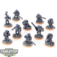 Tau Empire - 10 Fire Warriors - bemalt