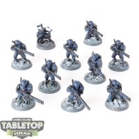 Tau Empire - 10 Fire Warriors - bemalt