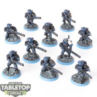 Tau Empire - 10 Fire Warriors - bemalt