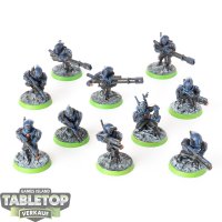 Tau Empire - 10 Pathfinders - bemalt