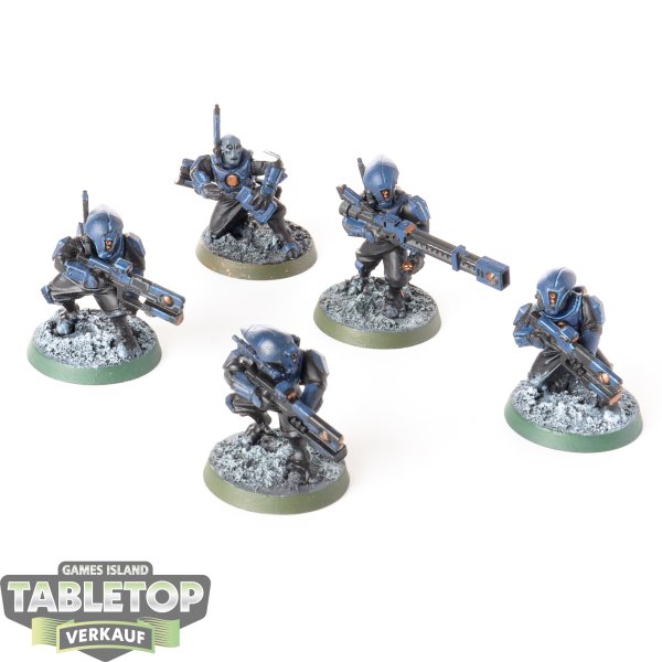 Tau Empire - 5 Pathfinders - bemalt