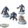 Tau Empire - 3 XV25 Stealth Battlesuits - bemalt