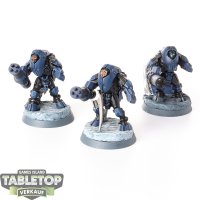 Tau Empire - 3 XV25 Stealth Battlesuits - bemalt