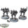 Tau Empire - 3 XV8 Crisis Battlesuit Team - grundiert