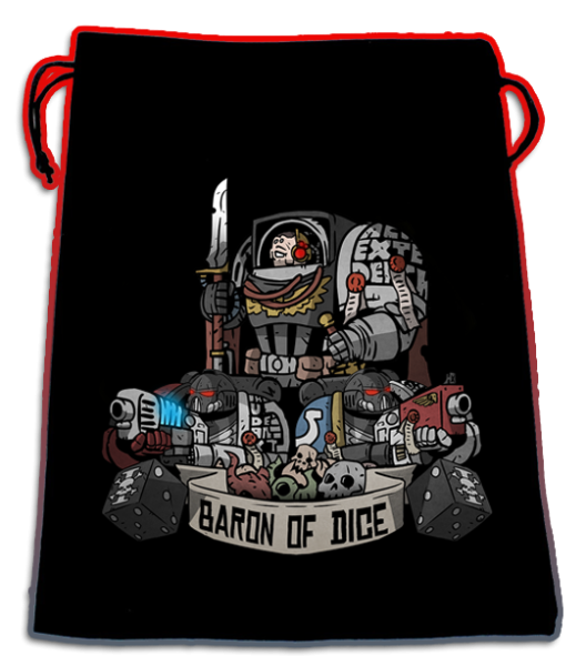 Baron of Dice - Premium Black Dice Bags - Inquisition