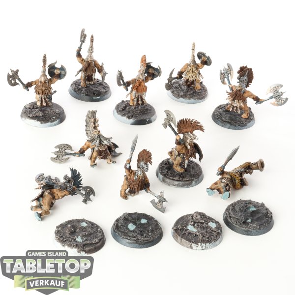 Fyreslayers - 10 x Vulkite Berzerkers - bemalt