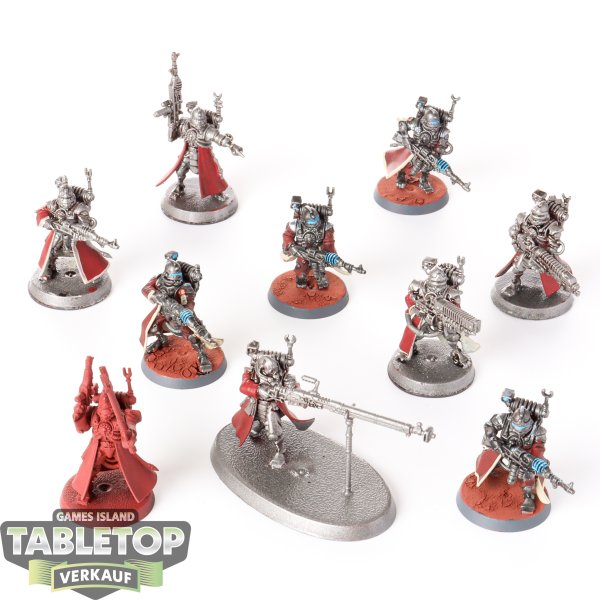 Adeptus Mechanicus - 10x Skitarii Rangers - teilweise bemalt