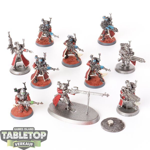 Adeptus Mechanicus - 10x Skitarii Rangers - teilweise bemalt