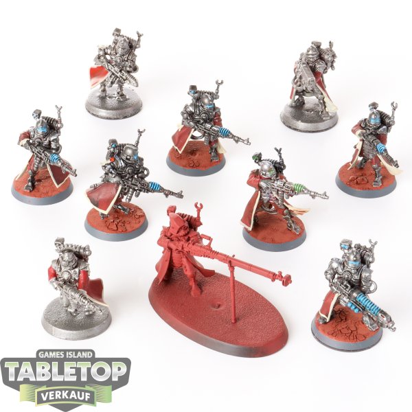 Adeptus Mechanicus - 10x Skitarii Rangers - teilweise bemalt