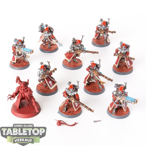 Adeptus Mechanicus - 10x Skitarii Rangers - teilweise bemalt