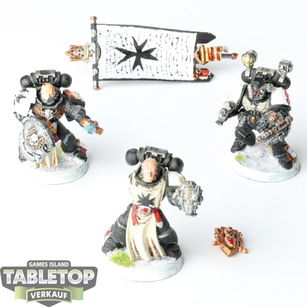 Black Templars - 3 Command Squad klassisch - bemalt