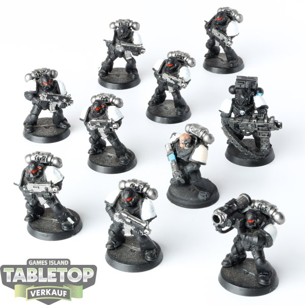 Space Marines - 10 Tactical Squad - teilweise bemalt