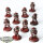 Horus Heresy - 10x Mk3 Marines - bemalt
