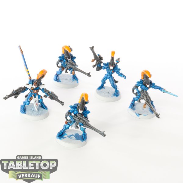 Craftworlds - 5 x Dire Avengers - teilweise bemalt