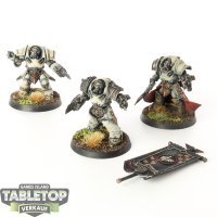 Adeptus Custodes - 3 x Allarus Custodians - bemalt