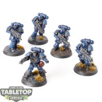 Space Marines - 5 Primaris Intercessors - bemalt