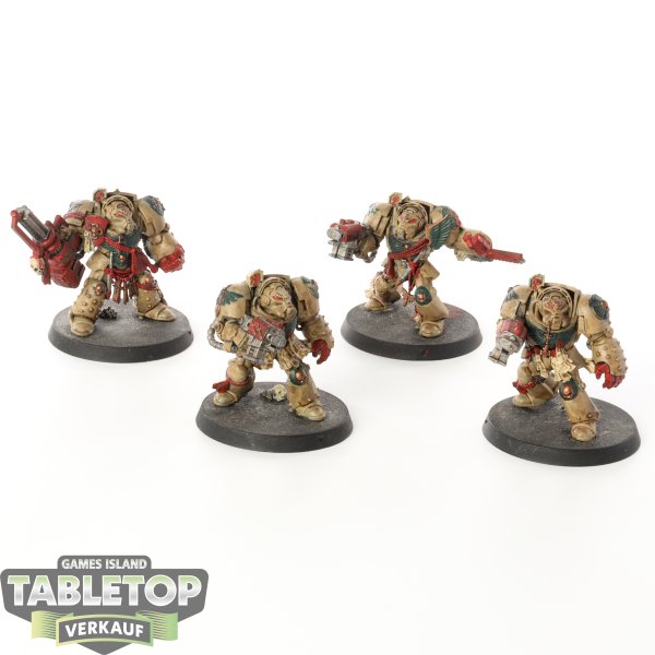 Dark Angels - 4x Terminator (Classic) - bemalt