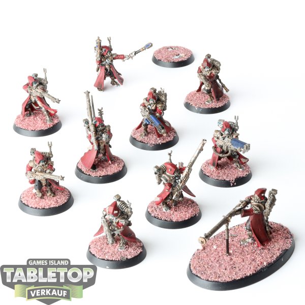 Adeptus Mechanicus - 10 x Skitarii Rangers - bemalt