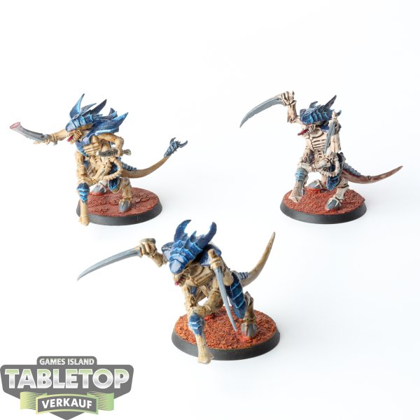 Tyraniden - 3 x Tyranid Warriors - bemalt