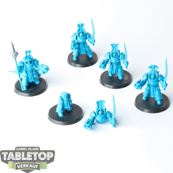 Thousand Sons - 5 x Scarab Occult Terminators - unbemalt