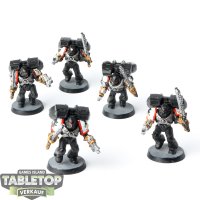 Black Templars - 5 Assault Marines, klassisch - bemalt