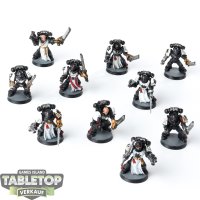 Black Templars - 10 Tactical Marines, klassisch - bemalt