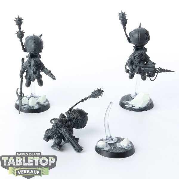 Kharadron Overlords - 3 Skywardens - teilweise bemalt