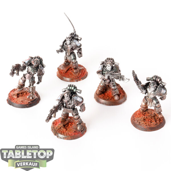 Horus Heresy - 5x Legion MKIII Despoiler Squad - bemalt