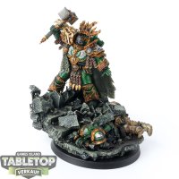 Horus Heresy - Vulkan, Primarch of the Salamanders Legion - bemalt