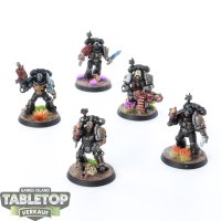 Deathwatch - 5 Veterans - bemalt