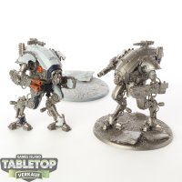 Imperial Knights - 2x Armiger Warglaives - teilweise bemalt