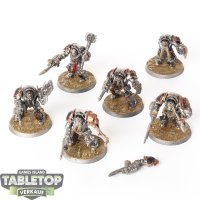 Chaos Space Marines - 6x Chaos Terminator Squad - bemalt