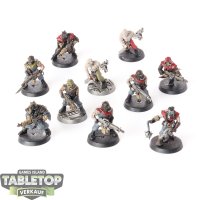 Chaos Space Marines - 10x Chaos Cultists klassisch - bemalt