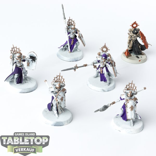 Adepta Sororitas - 6 x Celestian Sacresants - teilweise bemalt