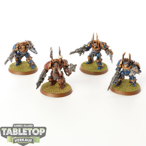 Chaos Space Marines - 4x Chaos Terminators (Classic) - bemalt