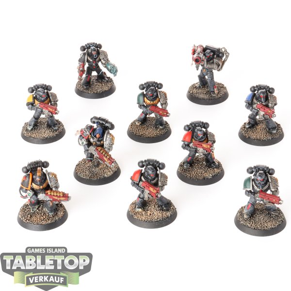 Deathwatch - 10x Tactical Squad - bemalt