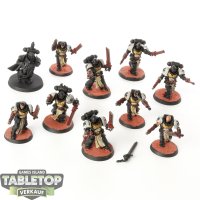 Black Templars - 10 Primaris Crusader Squad - bemalt