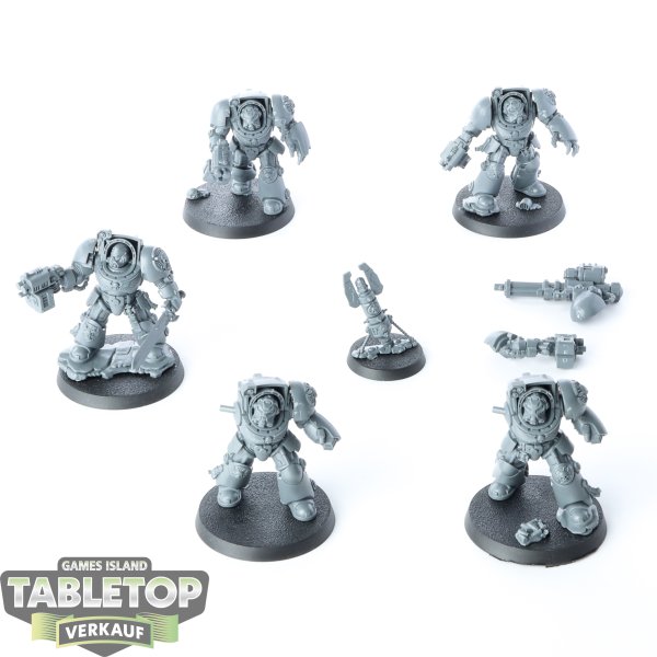 Space Marines - 5x Terminator Squad - unbemalt