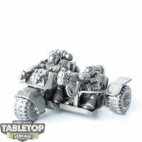 Space Marines - Attack Bike kassisch - grundiert