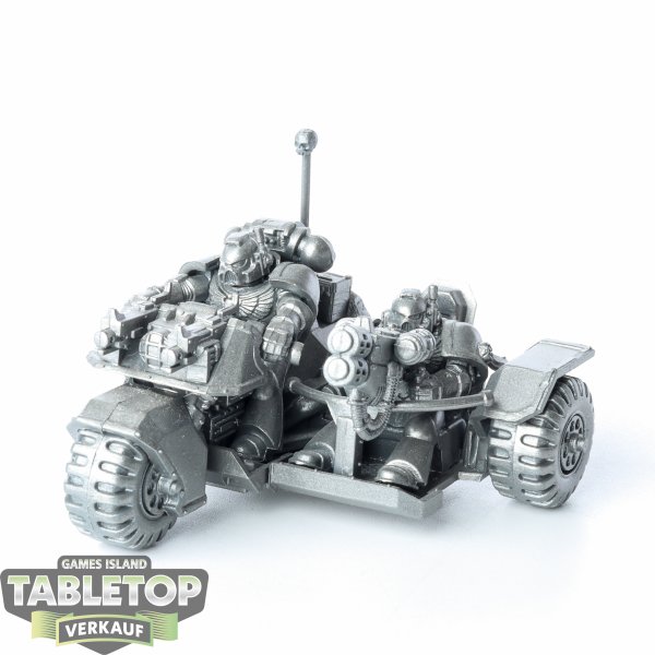 Space Marines - Attack Bike klassisch  - grundiert