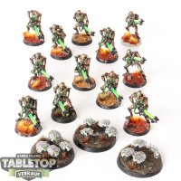 Necrons - 12 Necron Warriors & 3 Scarabs klassisch -...