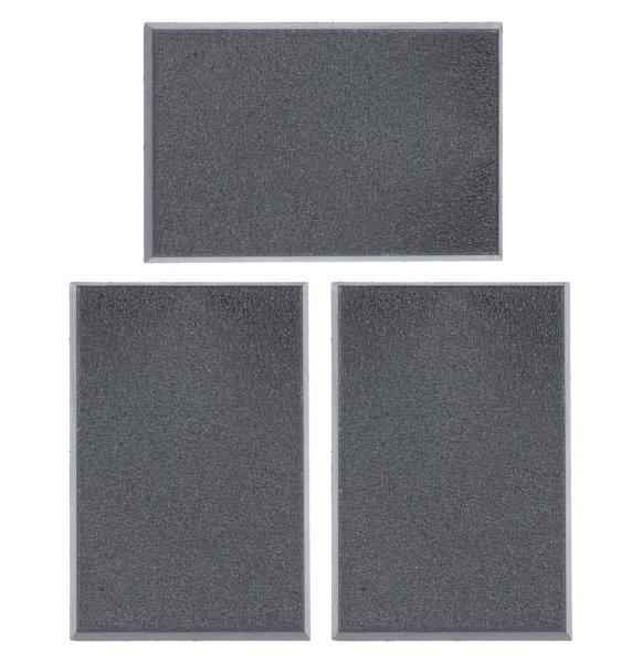 Citadel - 40mm x 60mm Rectangular Bases (3 Pack)