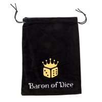 Baron of Dice - Premium Black Dice Bags - Raccoon Rumble...