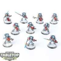 Grey Knights - 10x Grey Knights Purifier Squad - bemalt